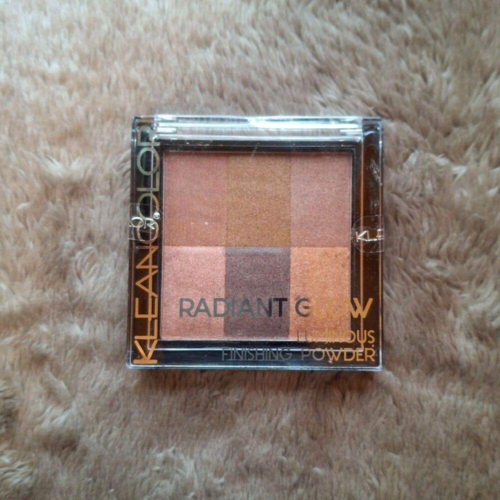 Kleancolor Radiant Glow Finishing Powder "Chestnut" New Sealed - Dark Skin Tones